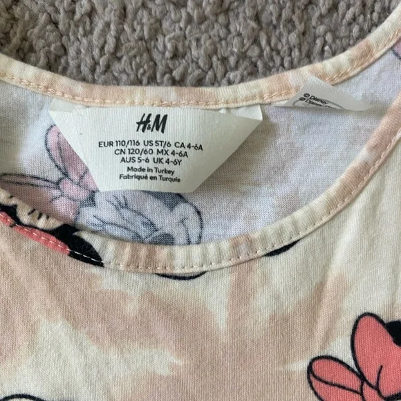 💕 Girls Graphic Minnie Mouse Tank Dress - Picture 4 of 5